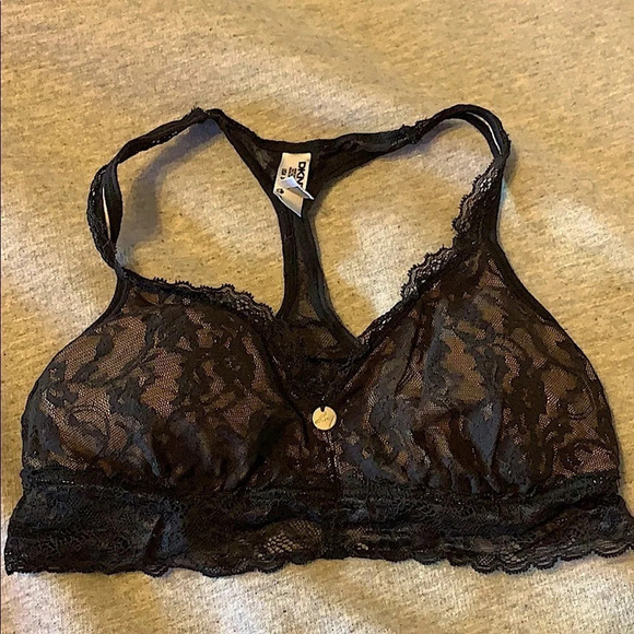 DKNY black lace bralette size S - Picture 1 of 5